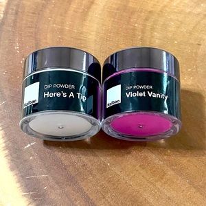 Nailboo Dip Powder Here’s a Tip & Violet Vanity